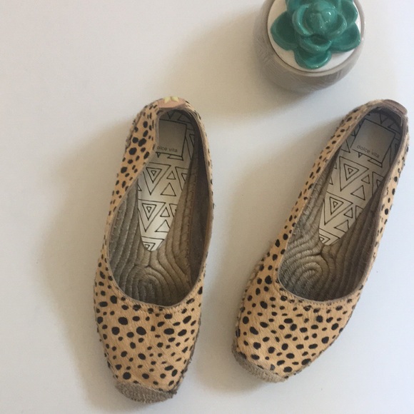 Dolce Vita Shoes - { Dolce Vita } leopard calf hair espadrille loafer